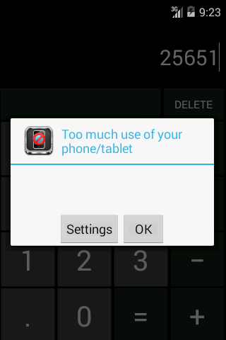 Smartphone Junkie Alarm - screenshot3